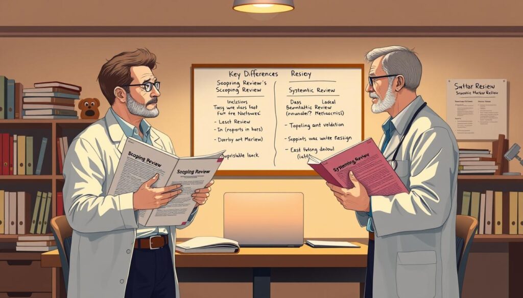 scoping review vs systematic review